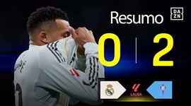 La Liga: Real Madrid 0 - 2 Celta de Vigo (2025-2026)