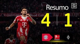 Bundesliga: Bayern München 4 - 1 Mönchengladbach (2025-2026)