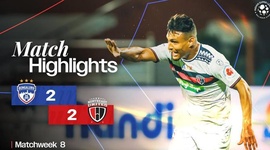 Indian Super League: Bengaluru FC 2 - 2 NorthEast United (2024-2025)