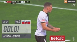 Liga Portugal Betclic: Farense vs Famalicão, Golo 1-1 Bruno Duarte (2023-2024)