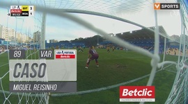 Liga Portugal Betclic: Estoril vs Boavista, Caso Miguel Reisinho (VAR), 89' (2024-2025)