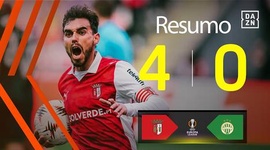 Liga Europa: Sp. Braga 4 - 0 Ferencvaros (2025-2026)
