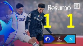 Liga Campeões: Kobenhavn 1 - 1 Napoli (2025-2026)