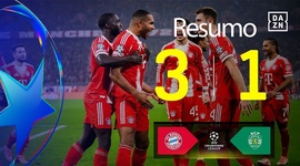 Liga Campeões: Bayern München 3 - 1 Sporting (2025-2026)