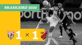 Brasileirão: Atlético-GO 1 - 1 Athletico-PR (2020)