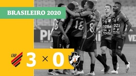Brasileirão: Athletico-PR 3 - 0 Vasco (2020)