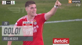 Liga Portugal Betclic: Benfica vs Moreirense, Golo 3-0 Rollheiser (2023-2024)