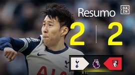 Premier League: Tottenham 2 - 2 AFC Bournemouth (2024-2025)