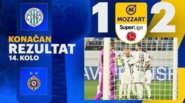 Super Liga: Backa Topola 1 - 2 Partizan (2024-2025)