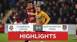 FA Cup: Cambridge Utd 3 - 1 Northampton Town (2021-2022)