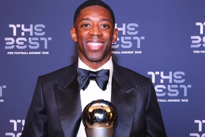 The Best: Ousmane Dembelé eleito o melhor jogador do mundo pela FIFA