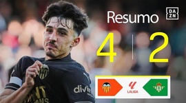 La Liga: Valência 4 - 2 Bétis (2024-2025)