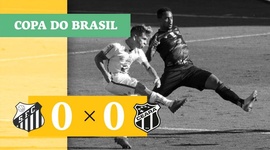 Copa do Brasil: Santos 0 - 0 Ceará (2020)