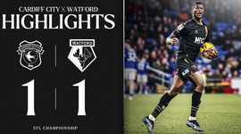 Championship: Cardiff City 1 - 1 Watford (2024-2025)