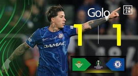 Liga Conferência Europa: Bétis vs Chelsea, Golo 1-1 Enzo Fernandez (2024-2025)