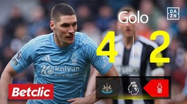 Premier League: Newcastle vs Nottingham Forest, Golo 4-2 Milenković (2024-2025)