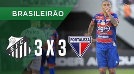 Brasileirão: Santos 3 - 3 Fortaleza (2019)
