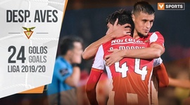Desp. Aves: Os 24 golos na Liga 19/20