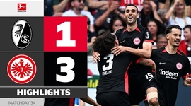 Bundesliga: SC Freiburg 1 - 3 Frankfurt (2024-2025)