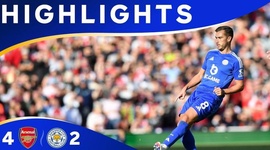 Premier League: Arsenal 4 - 2 Leicester (2024-2025)