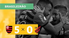 Brasileirão: Flamengo 5 - 0 Athletico-PR (2022)