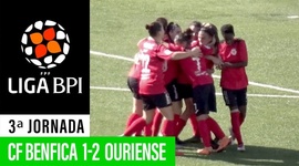 Liga de Futebol Feminino BPI: Fut. Benfica 1 - 2 Atlético Ouriense (2019-2020)