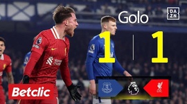 Premier League: Everton vs Liverpool, Golo 1-1 Mac Allister (2024-2025)