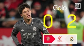 La Liga: Girona vs Real Madrid, Golo 0-2 Güler (2024-2025)