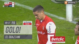 Liga Portugal Betclic: Sp. Braga vs Famalicão, Golo 0-1 El Ouazzani (p.b.) (2024-2025)
