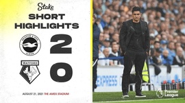Premier League: Brighton 2 - 0 Watford (2021-2022)