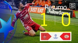 Liga Campeões: Stade Brest 1 - 0 PSV (2024-2025)