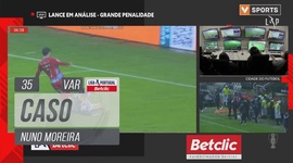 Liga Portugal Betclic: Boavista vs Casa Pia, Caso Nuno Moreira (VAR), 35' (2024-2025)