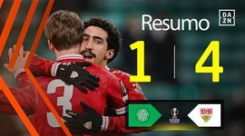 Liga Europa: Celtic 1 - 4 Estugarda (2025-2026)