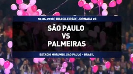 Brasileirão: São Paulo 0 - 2 Palmeiras (2018)
