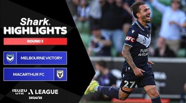 A-League: Melbourne Victory 2 - 1 Macarthur FC (2024-2025)