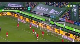 Liga NOS: Sporting (1-0) Benfica, Golo Matheus Nunes, 92m (2020-2021)