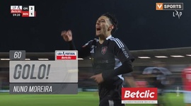 Liga Portugal Betclic: Casa Pia vs Benfica, Golo 2-1 Nuno Moreira (2024-2025)