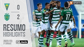 Liga Portugal Bwin: Estoril 0 - 2 Sporting (2022-2023)