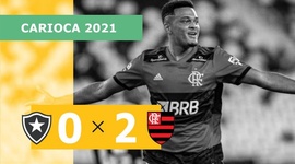 Campeonato Carioca: Botafogo 0 - 2 Flamengo (2021)