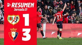 La Liga: Rayo Vallecano 1 - 3 Osasuna (2025-2026)