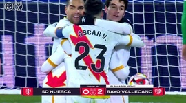 Copa del Rey: SD Huesca 0 - 2 a.p Rayo Vallecano (2023-2024)