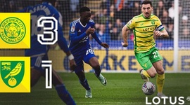 Championship: Leicester 3 - 1 Norwich (2023-2024)