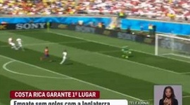 Mundial: Costa Rica 0 - 0 Inglaterra (2014)