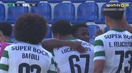 Liga Portugal 2 Meu Super: Feirense vs Sporting, Golo 1-2 Lucas Rodrigues (2025-2026)