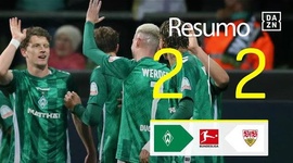 Bundesliga: Werder Bremen 2 - 2 Estugarda (2024-2025)