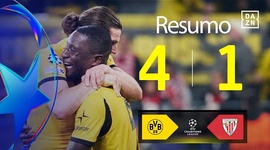 Liga Campeões: Dortmund 4 - 1 Athletic Bilbao (2025-2026)