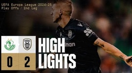 Liga Europa: Shamrock 0 - 2 PAOK (2024-2025)