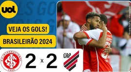 Brasileirão: Internacional 2 - 2 Athletico-PR (2024)