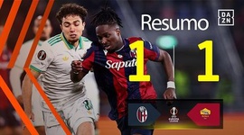 Liga Europa: Bologna 1 - 1 Roma (2025-2026)