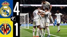 La Liga: Real Madrid 4 - 1 Villarreal (2023-2024)